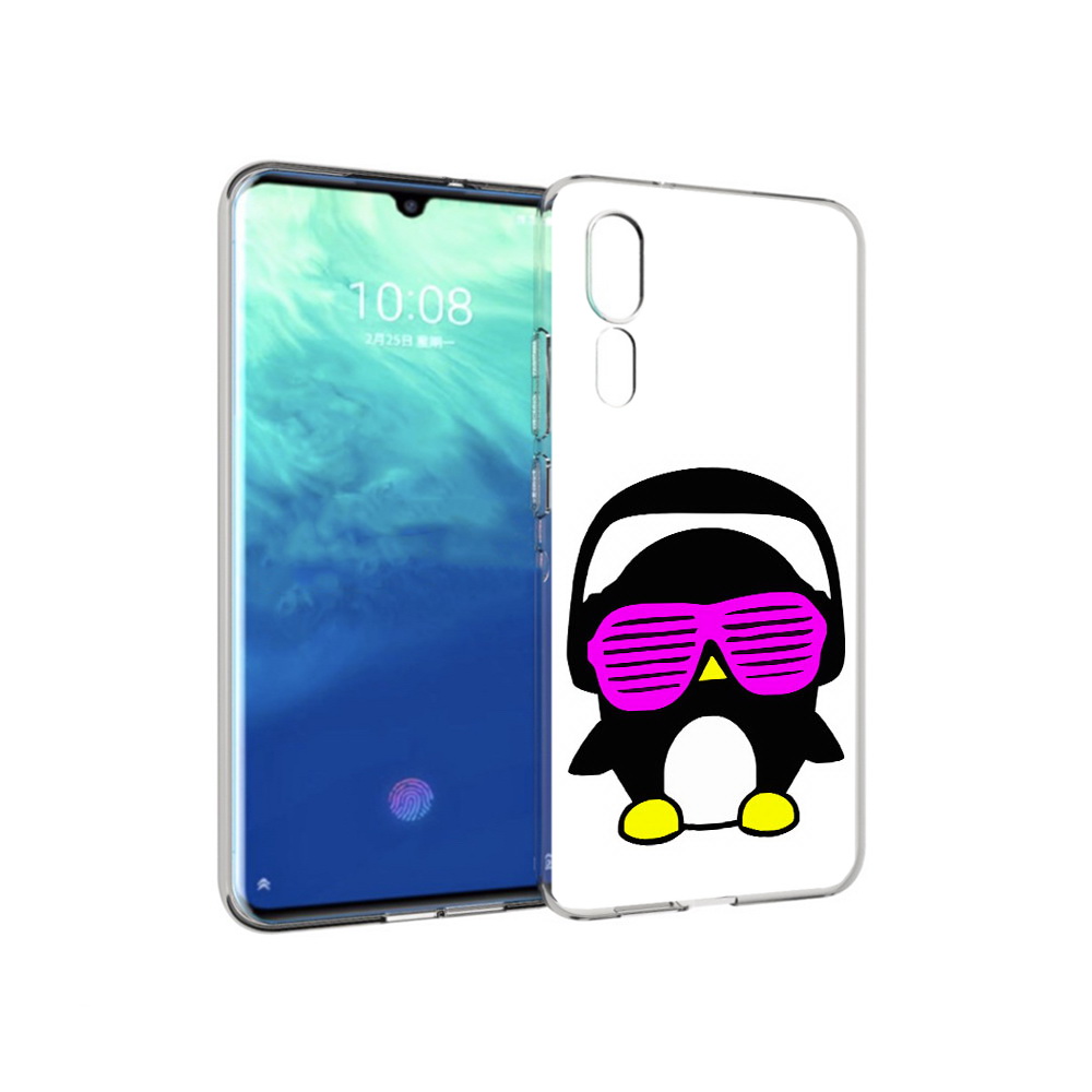 

Чехол MyPads Tocco для ZTE Axon 10 Pro пингвин (PT134302.444.541), Прозрачный, Tocco