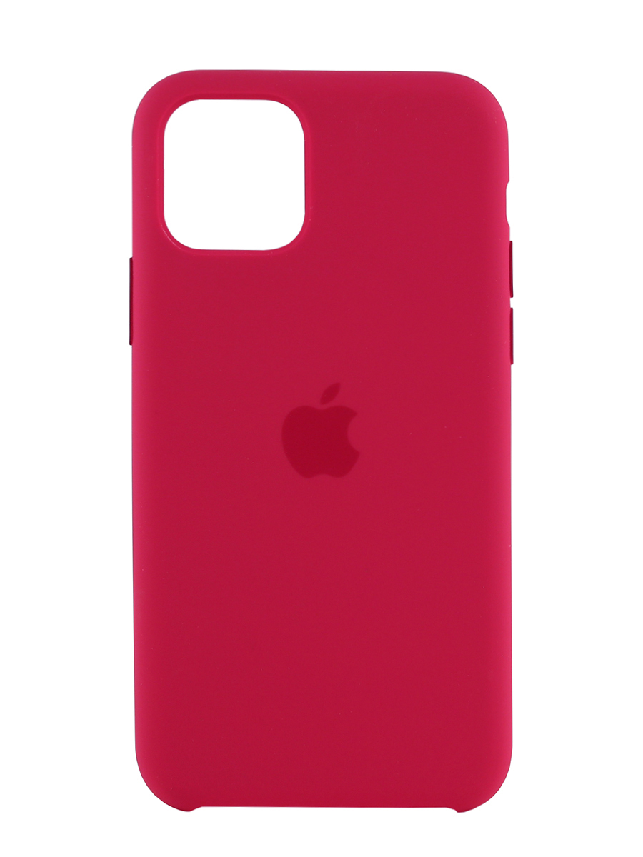 

Чехол для iPhone 11 Pro Max pomegranate, Бордовый, Liquid Silicone