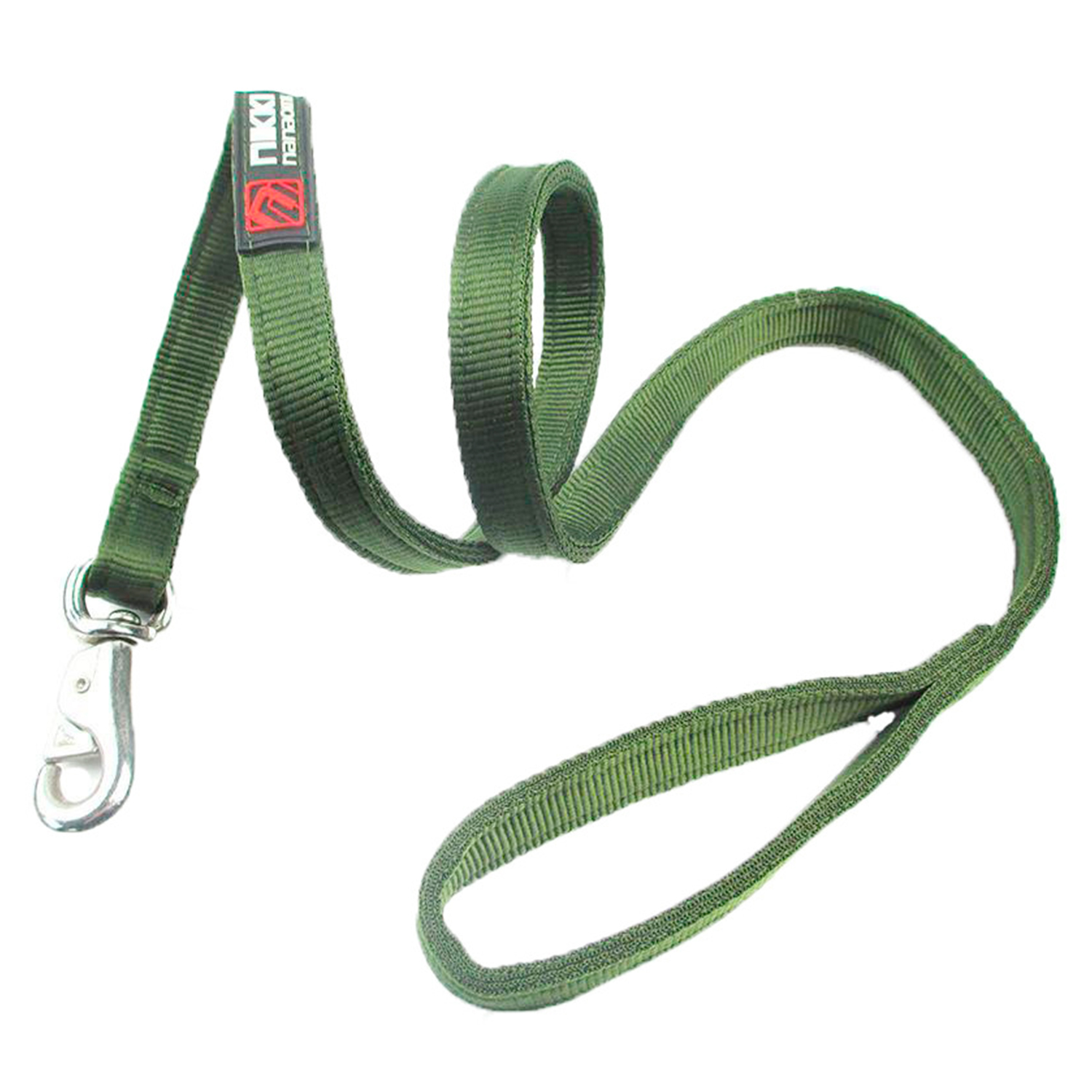 Поводок для собак, длина 1,5 м, ширина 2,5 см, цвет зеленый, Pets & Friends PF-LD-06