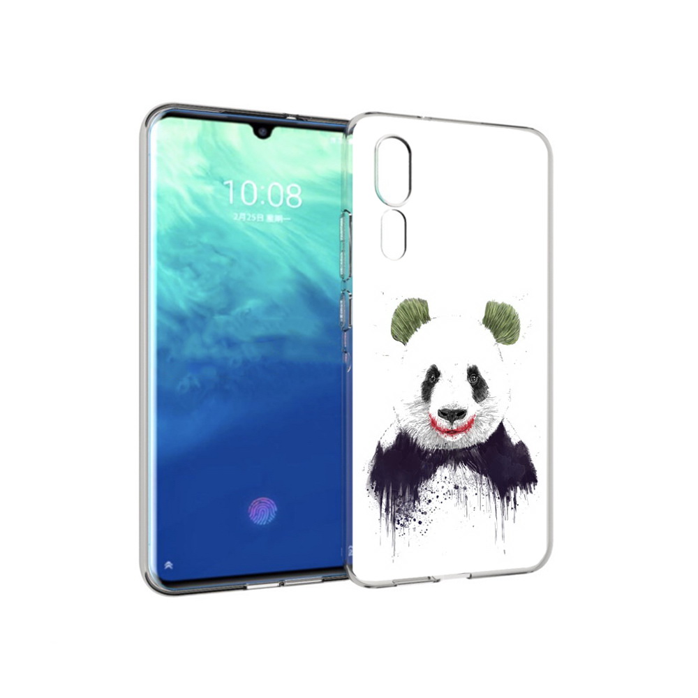 

Чехол MyPads Tocco для ZTE Axon 10 Pro панда джокер (PT134302.444.533), Прозрачный, Tocco