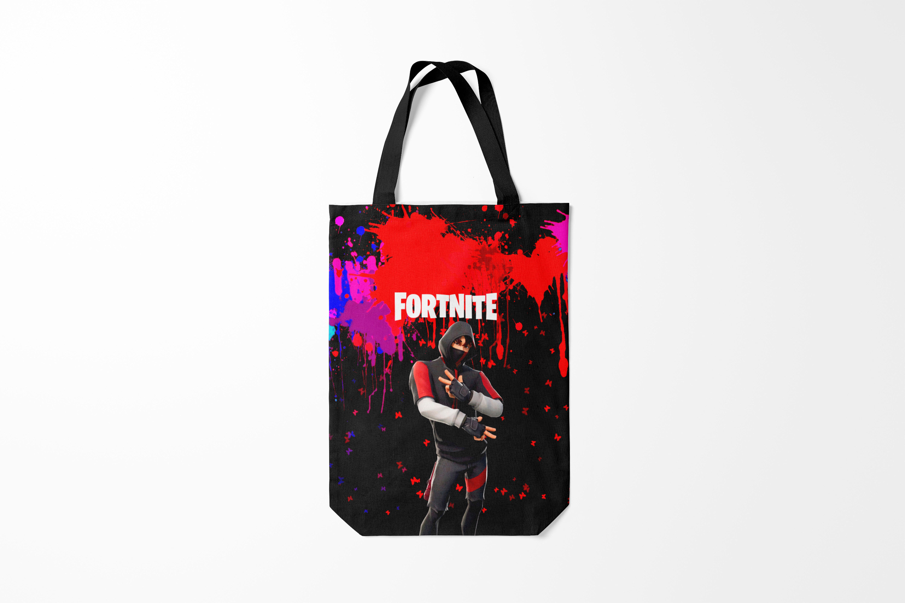 

Сумка шoппер унисекс Burnettie Fortnite IKONIK, красный, Fortnite IKONIK