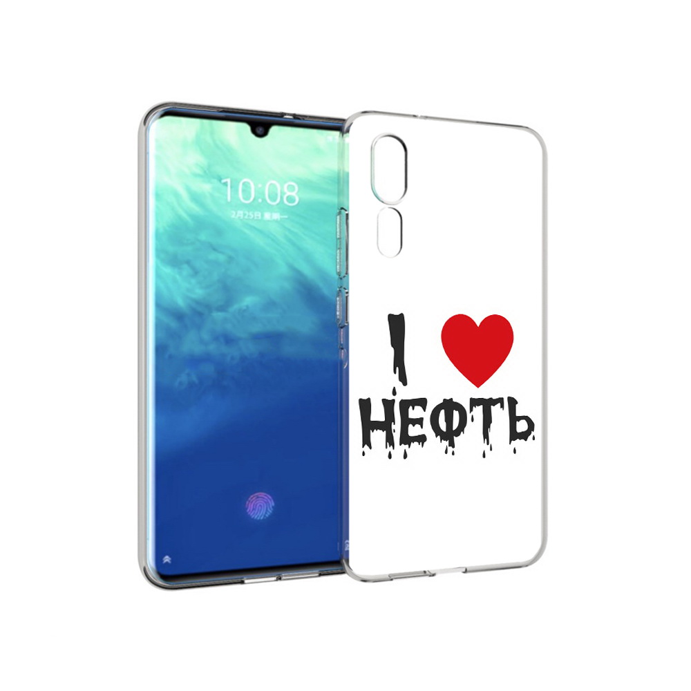 

Чехол MyPads Tocco для ZTE Axon 10 Pro нефть (PT134302.444.522), Прозрачный, Tocco