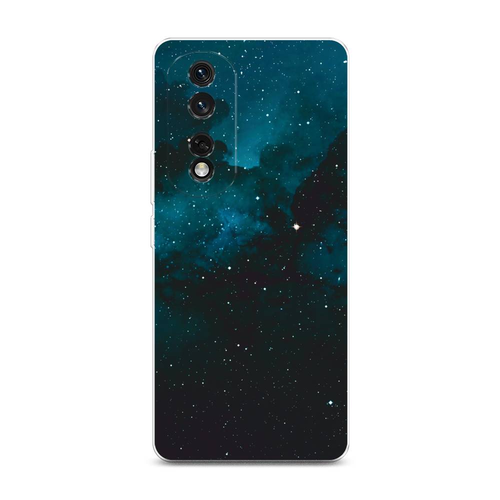 

Силиконовый чехол "Синий космос" на Honor 80 Pro, Разноцветный, 6120450-1