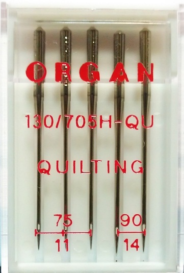 

Иглы Organ для квилтинга № 75(3), 90(2), 5 шт.