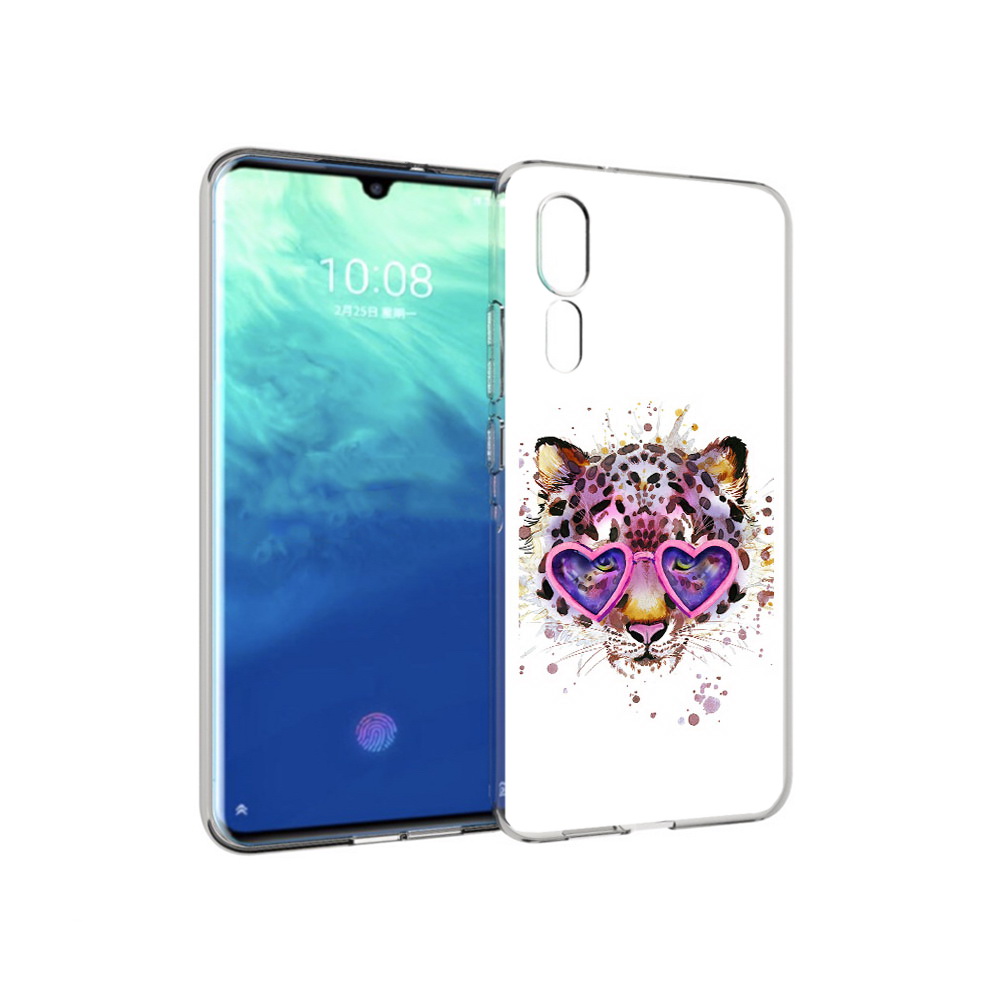 

Чехол MyPads Tocco для ZTE Axon 10 Pro модный леопард (PT134302.444.480), Прозрачный, Tocco