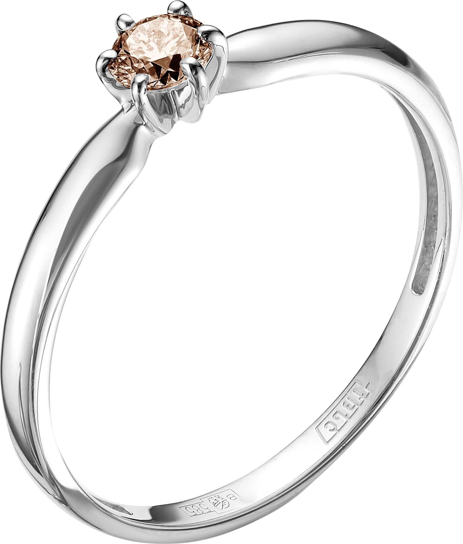 

Кольцо из белого золота с бриллиантом р.17 Vesna jewelry 1037-256-09-00, 1037-256-09-00