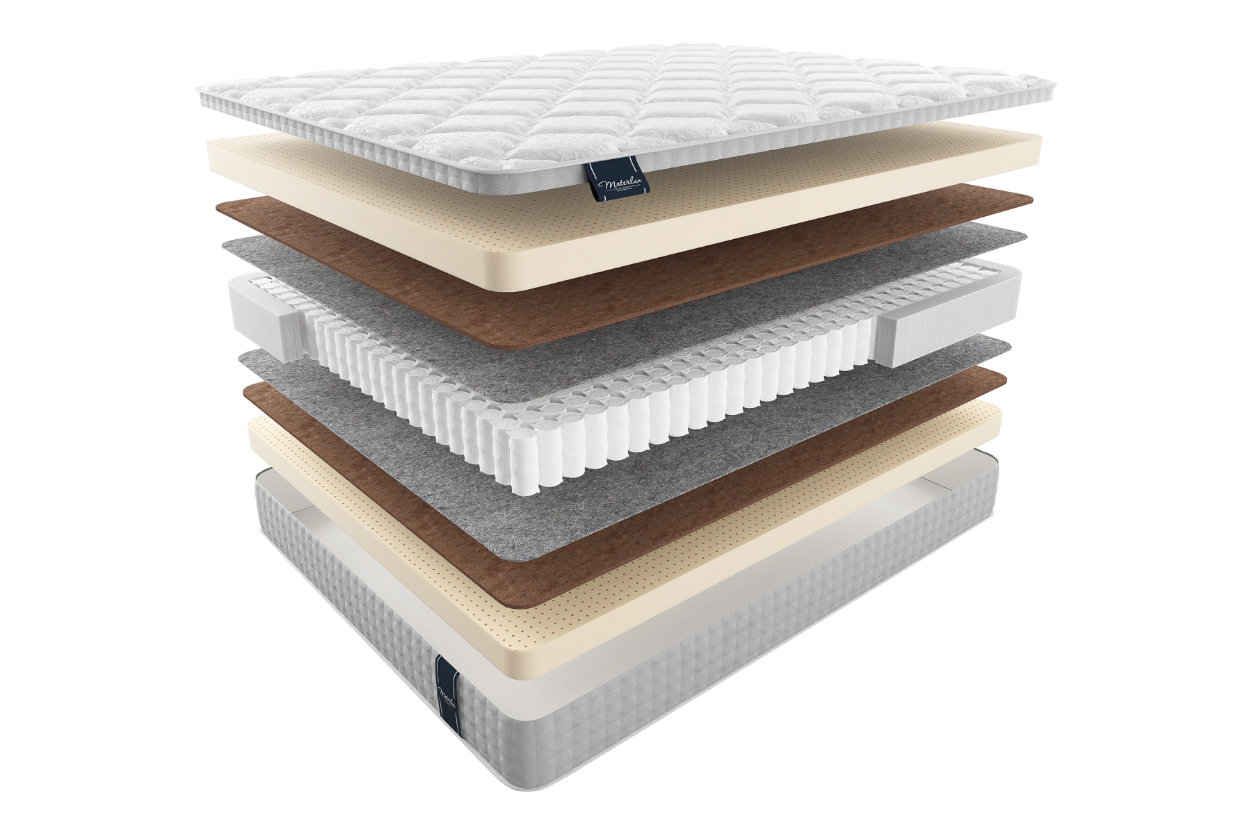 

Матрас MaterLux Trevi 90X190, Белый, TREVI