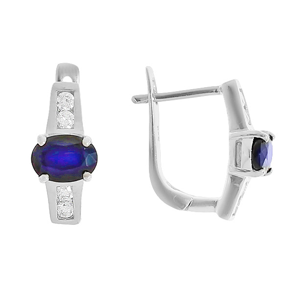 

Серьги из серебра с сапфиром Balex Jewellery 2405933150, 2405933150