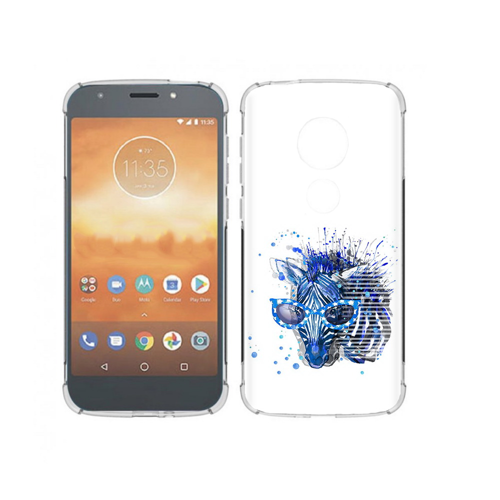 

Чехол MyPads Tocco для Motorola Moto E5 Play расплывчатая зебра (PT227065.372.577), Прозрачный, Tocco