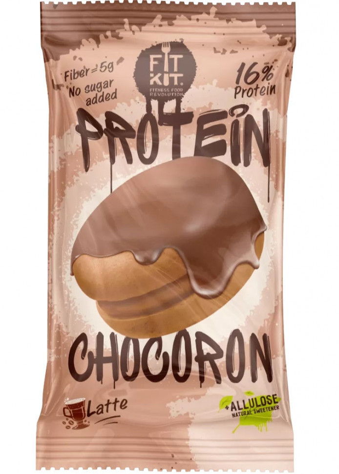 

Fit Kit Fit Kit, Protein Chocoron, 30г (Латте), Fit Kit, Protein Chocoron, 30г (Латте)