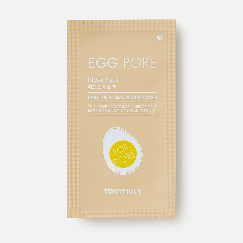 Полоски для носа TONY MOLY Eggpore Nose Pack Package от черных точек 7 шт 704₽