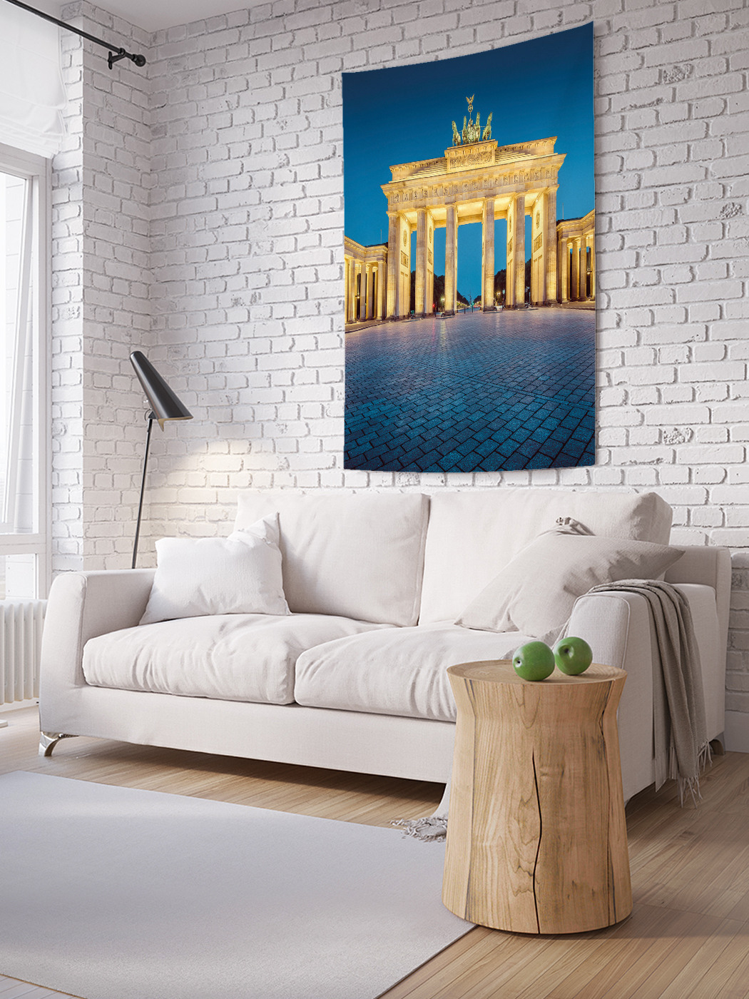 фото Вертикальное фотопанно на стену joyarty бранденбургские ворота 100x150 см