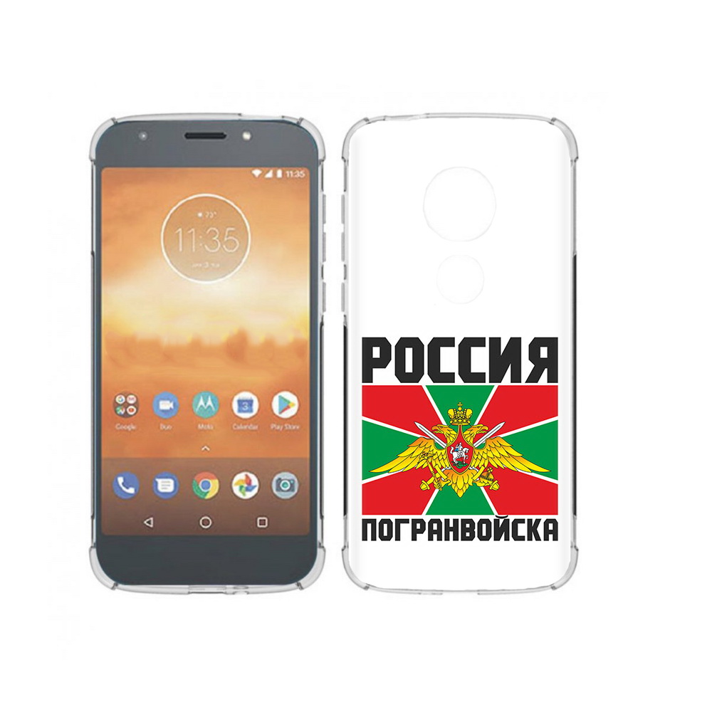 

Чехол MyPads Tocco для Motorola Moto E5 Play погранвойска (PT227065.372.548), Прозрачный, Tocco