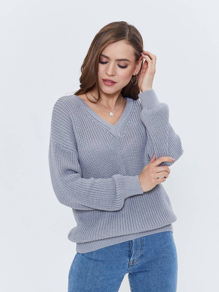 Пуловер женский Diana Delma 10220 серый S