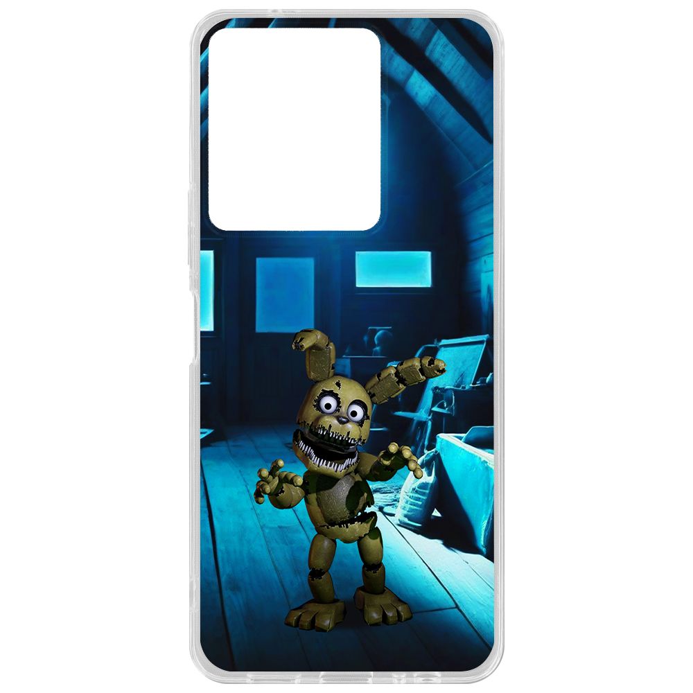 

Чехол-накладка Krutoff Clear Case ФНАФ - Плюштрап для Vivo Y36, Прозрачный