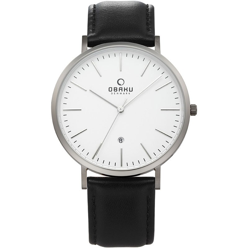 

Наручные часы мужские Obaku V215GDTIRB черные, V215GDTIRB