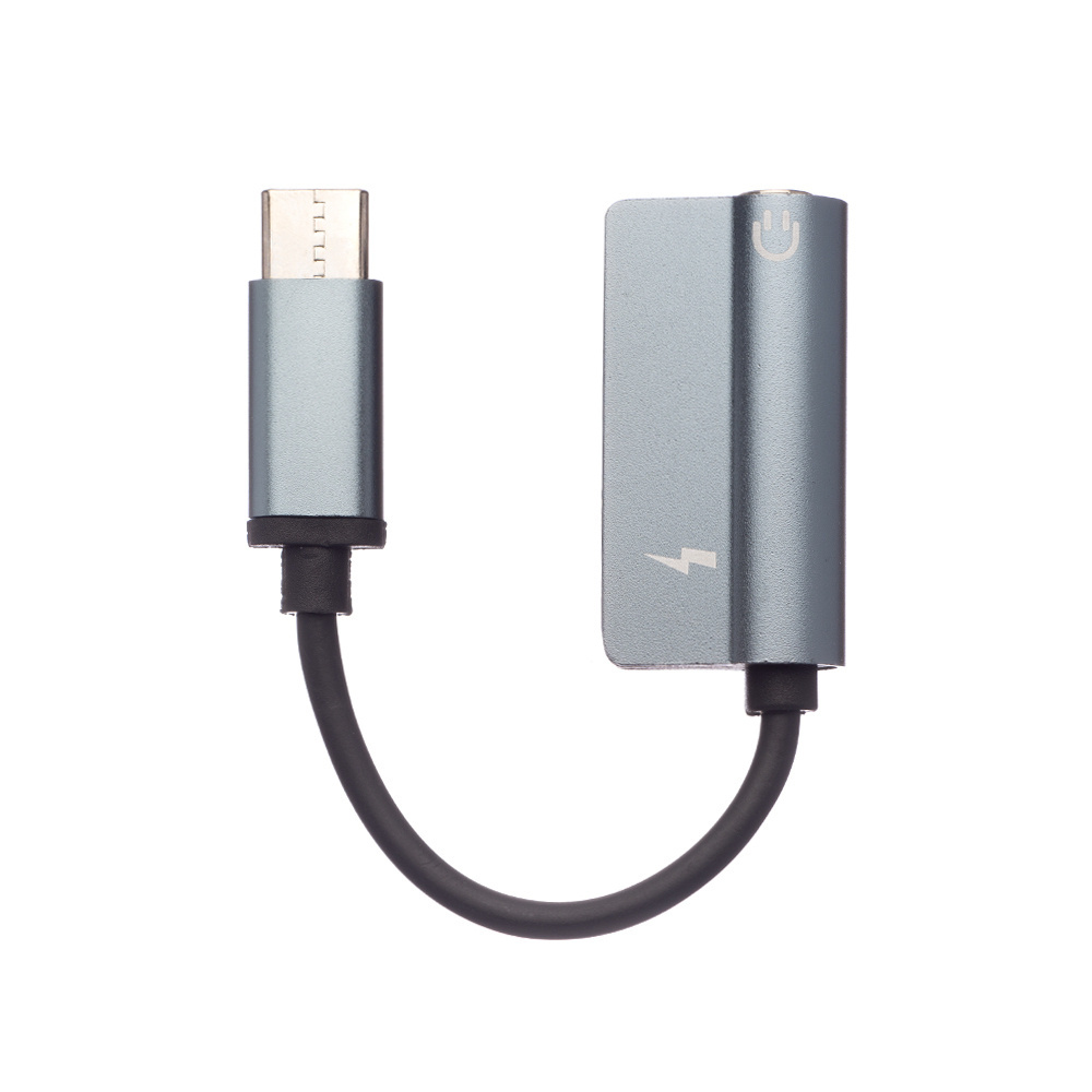 

Переходник AUX вход 3.5 мм - Type-C 0,15 м (не совместим с Samsung смартфонами)
