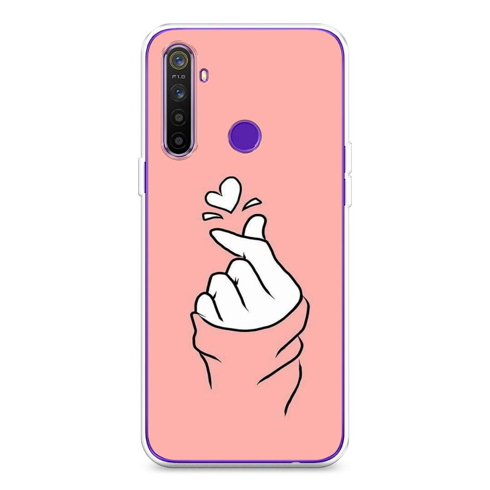 

Чехол Awog на Realme 5 "Любовь-щелк", Разноцветный, 251550-7