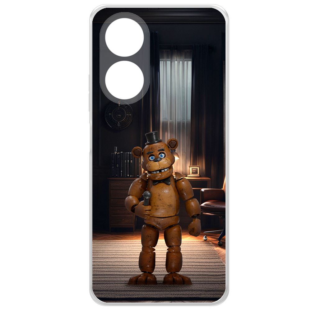 

Чехол-накладка Krutoff Clear Case ФНАФ - Медведь Фредди для Oppo A58 4G, Прозрачный