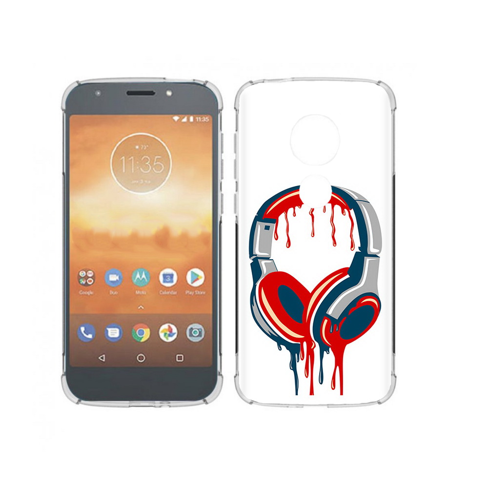 

Чехол MyPads Tocco для Motorola Moto E5 Play не делай громко (PT227065.372.517), Прозрачный, Tocco