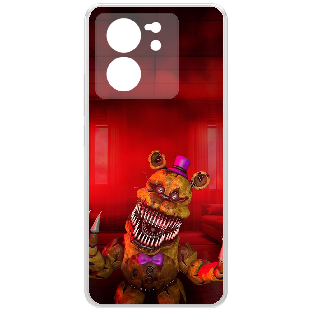 

Чехол-накладка Krutoff Clear Case ФНАФ - Фредди атакует для Xiaomi 13T, Прозрачный