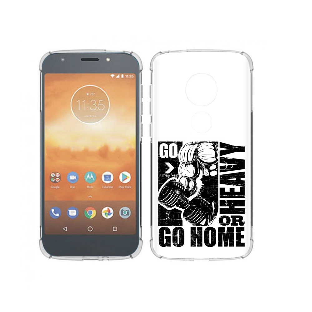 

Чехол MyPads Tocco для Motorola Moto E5 Play накаченные руки (PT227065.372.496), Прозрачный, Tocco