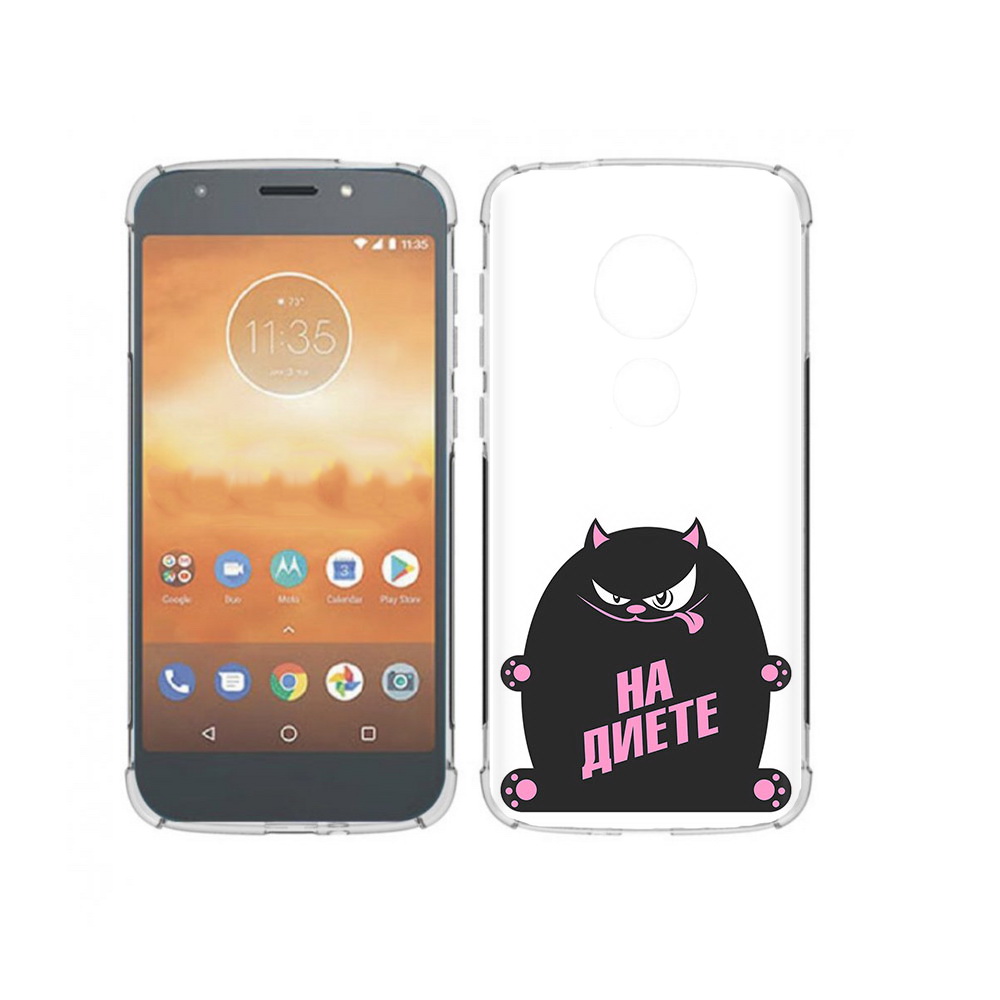 

Чехол MyPads Tocco для Motorola Moto E5 Play на диете (PT227065.372.492), Прозрачный, Tocco