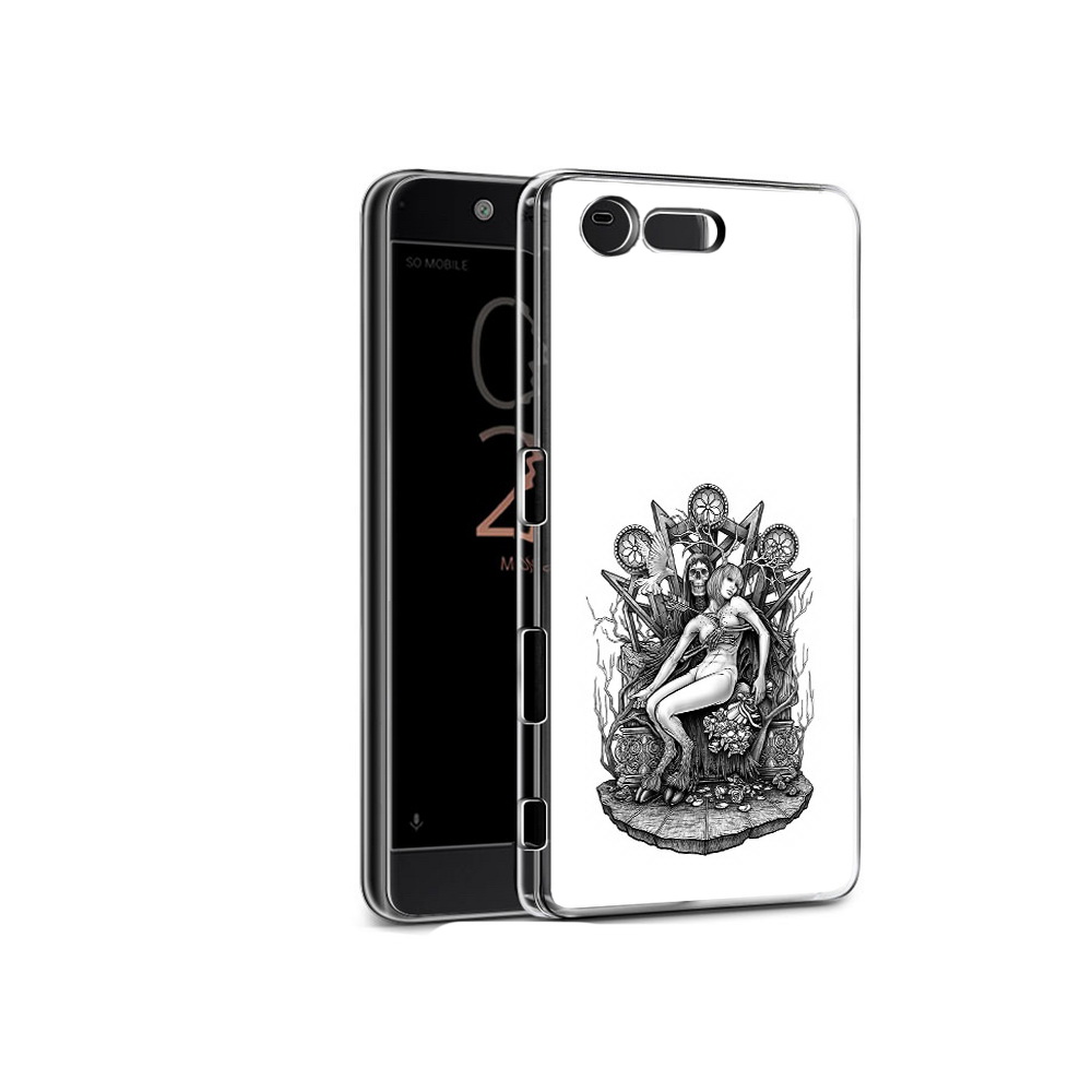 

Чехол MyPads Tocco для Sony Xperia X Compact девушка на троне (PT50548.245.309), Прозрачный, Tocco