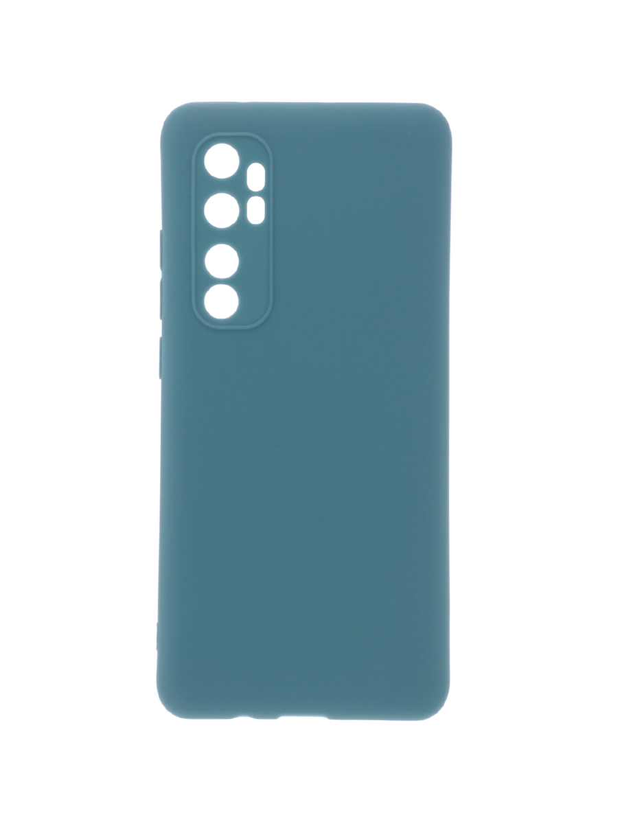 фото Чехол-накладка zibelino на xiaomi mi note 10 lite (лазурный) защита камеры