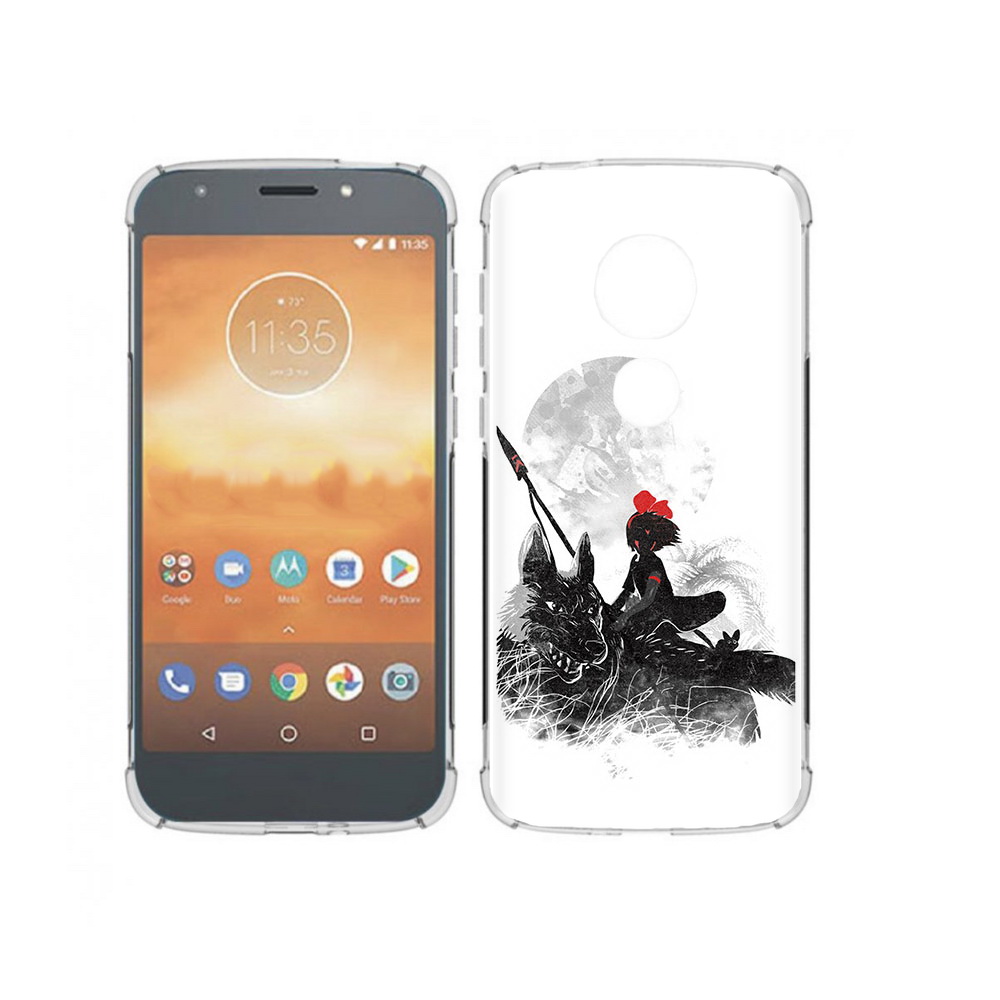 

Чехол MyPads Tocco для Motorola Moto E5 Play мононоке (PT227065.372.481), Прозрачный, Tocco
