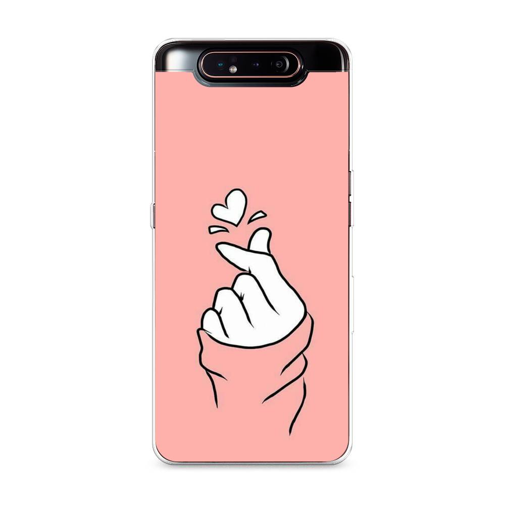 

Чехол Awog на Samsung Galaxy A80 "Любовь-щелк", Разноцветный, 28350-7