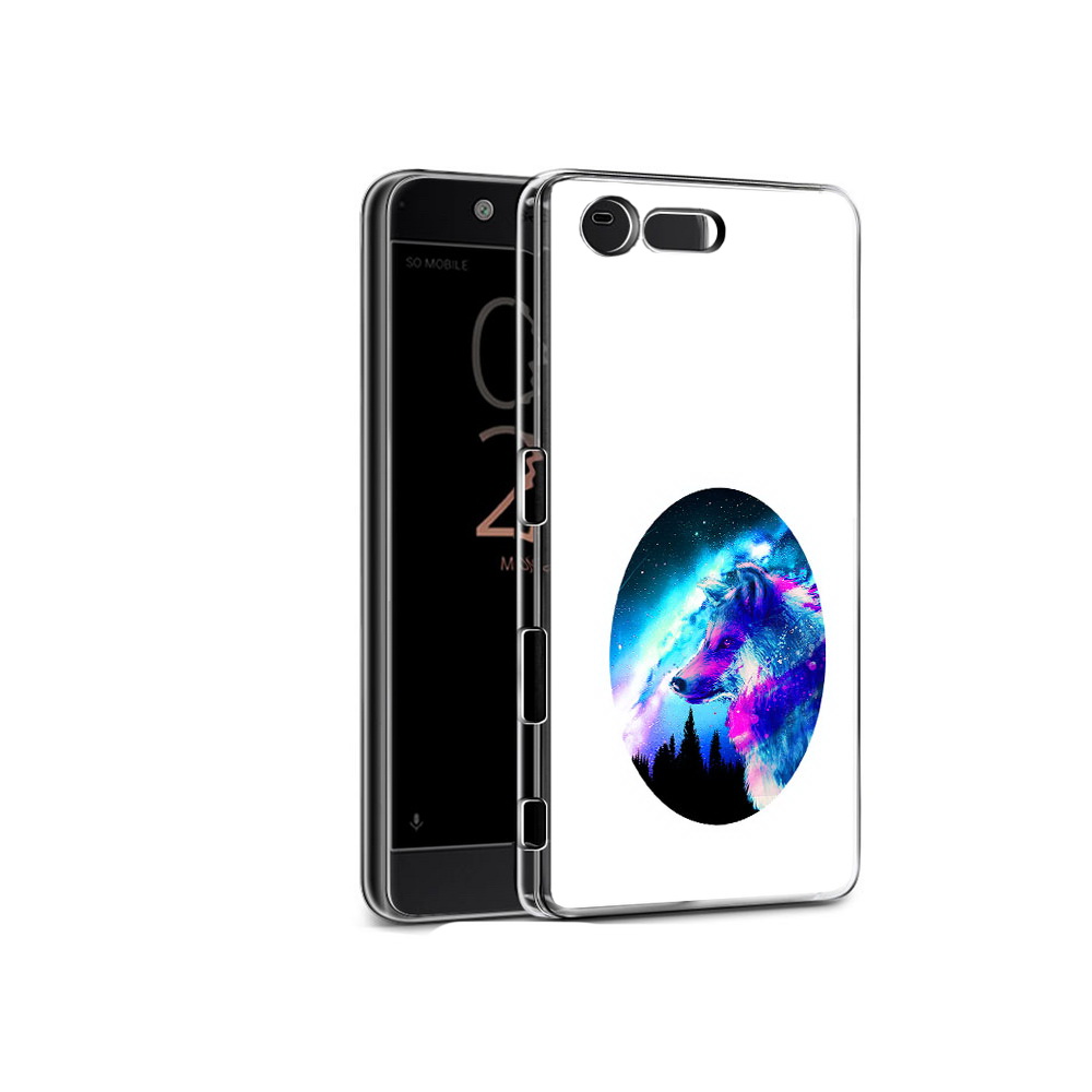 

Чехол MyPads Tocco для Sony Xperia X Compact голубой волк (PT50548.245.293), Прозрачный, Tocco