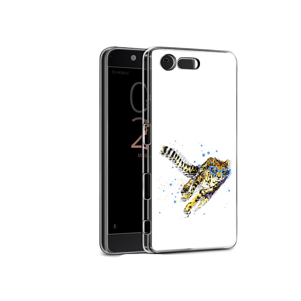 

Чехол MyPads Tocco для Sony Xperia X Compact гепард в очках (PT50548.245.287), Прозрачный, Tocco