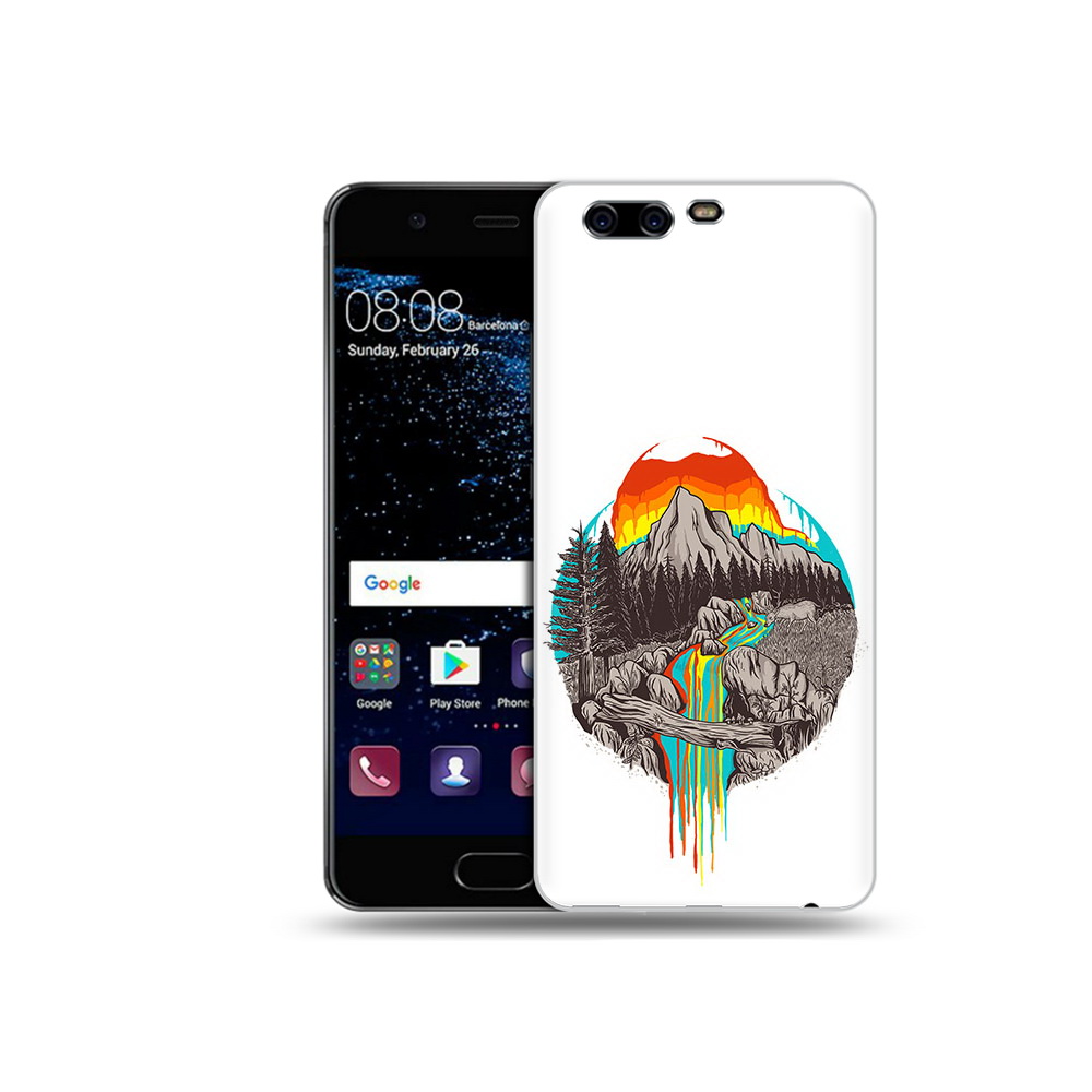 

Чехол MyPads Tocco для Huawei P10 Plus Радужный водопад (PT60941.40.144), Прозрачный, Tocco