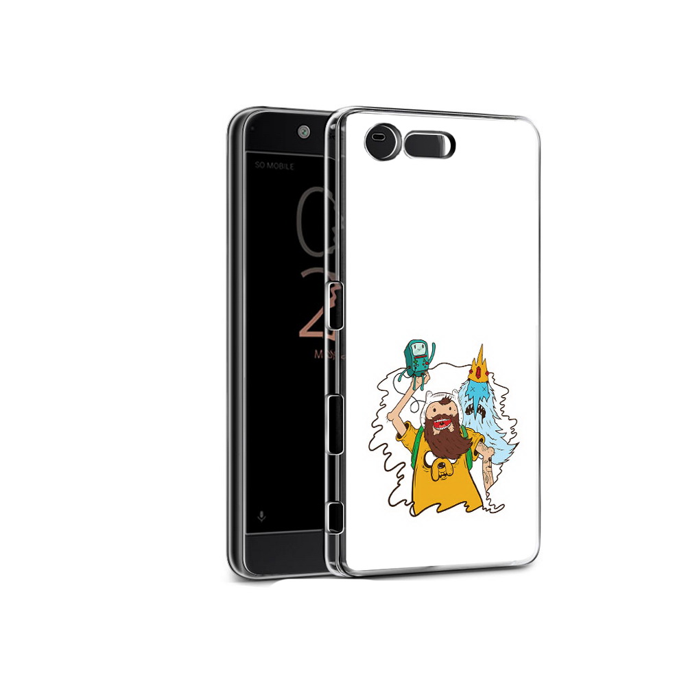 

Чехол MyPads Tocco для Sony Xperia X Compact время приключений старый Финн, Прозрачный, Tocco