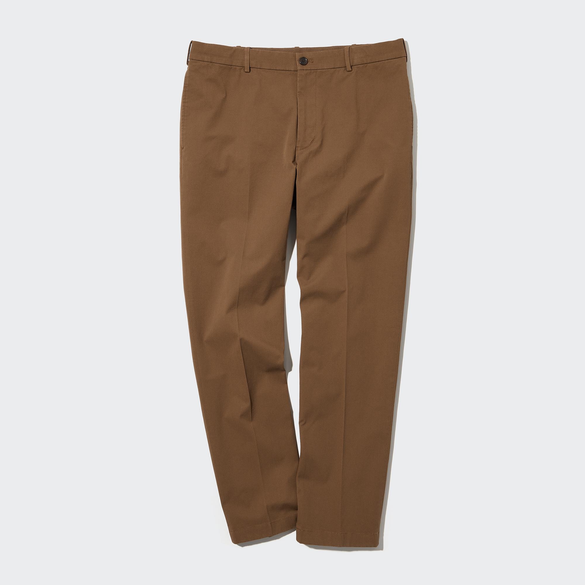 

Брюки мужские UNIQLO 452545COL35 коричневые S (доставка из-за рубежа), 452545COL35