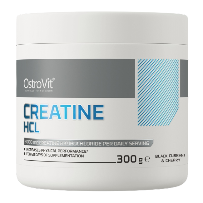 

Креатин Ostrovit Ostrovit, Creatine HCl, 300г (Черная смородина-вишня)