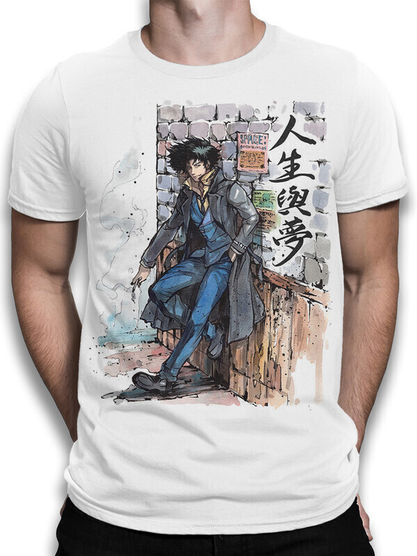 

Футболка мужская Dream Shirts Ковбой Бибоп 10010042 белая XL, Ковбой Бибоп 10010042