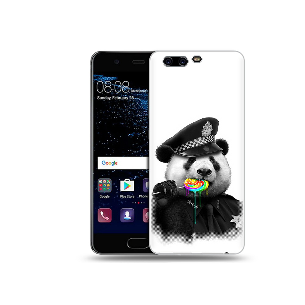 

Чехол MyPads Tocco для Huawei P10 Plus Панда полиция (PT60941.40.130), Прозрачный, Tocco