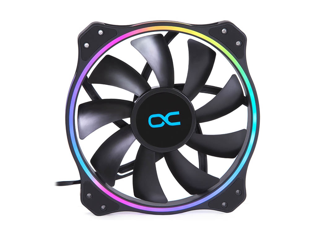 

Вентилятор Alphacool Eiszyklon Aurora Lux Pro Digital RGB 200x200x25mm 24815 / 1019915, Aurora Lux Pro Digital