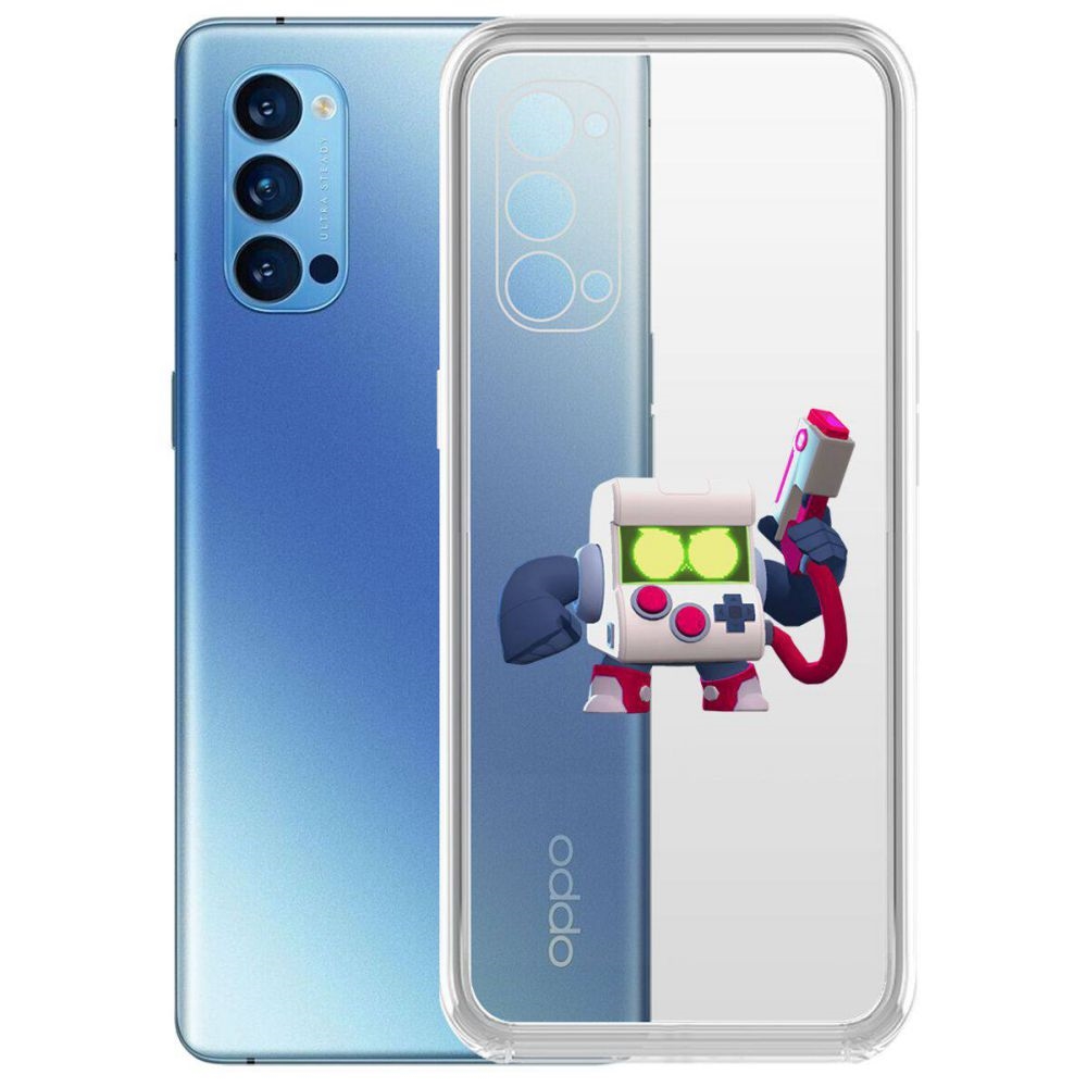 

Чехол-накладка Brawl Stars-8-бит классический для Oppo Reno4 Pro 5G