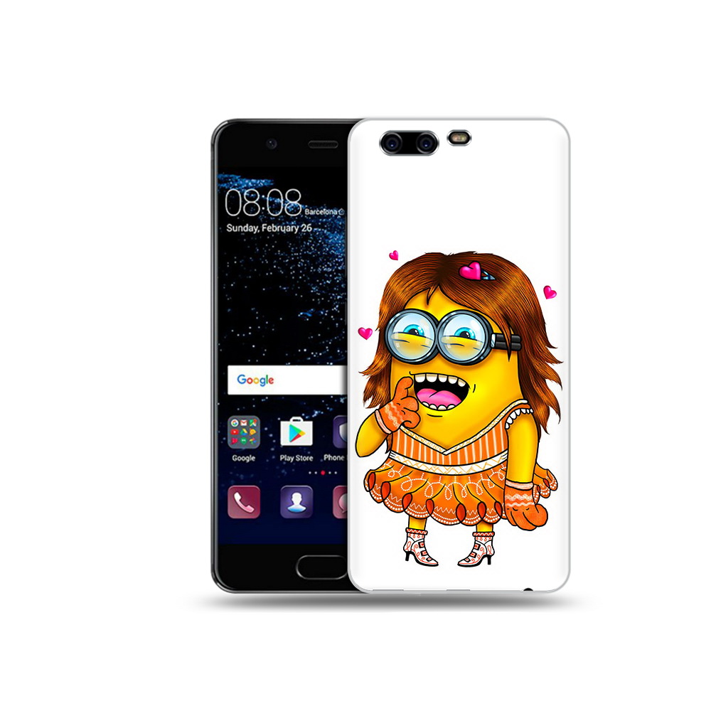 

Чехол MyPads Tocco для Huawei P10 Plus Миньон девочка (PT60941.40.116), Прозрачный, Tocco