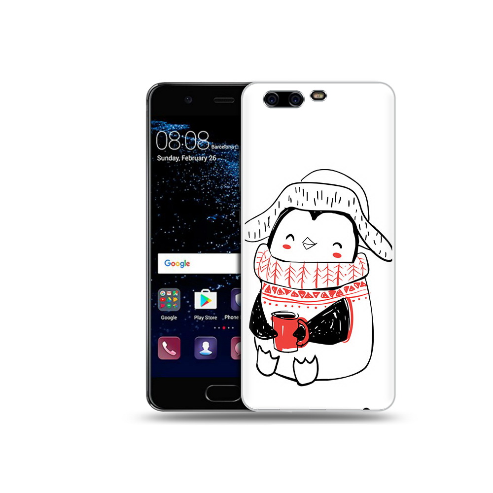 Чехол MyPads Tocco для Huawei P10 Plus Милый пингвин (PT60941.40.115)