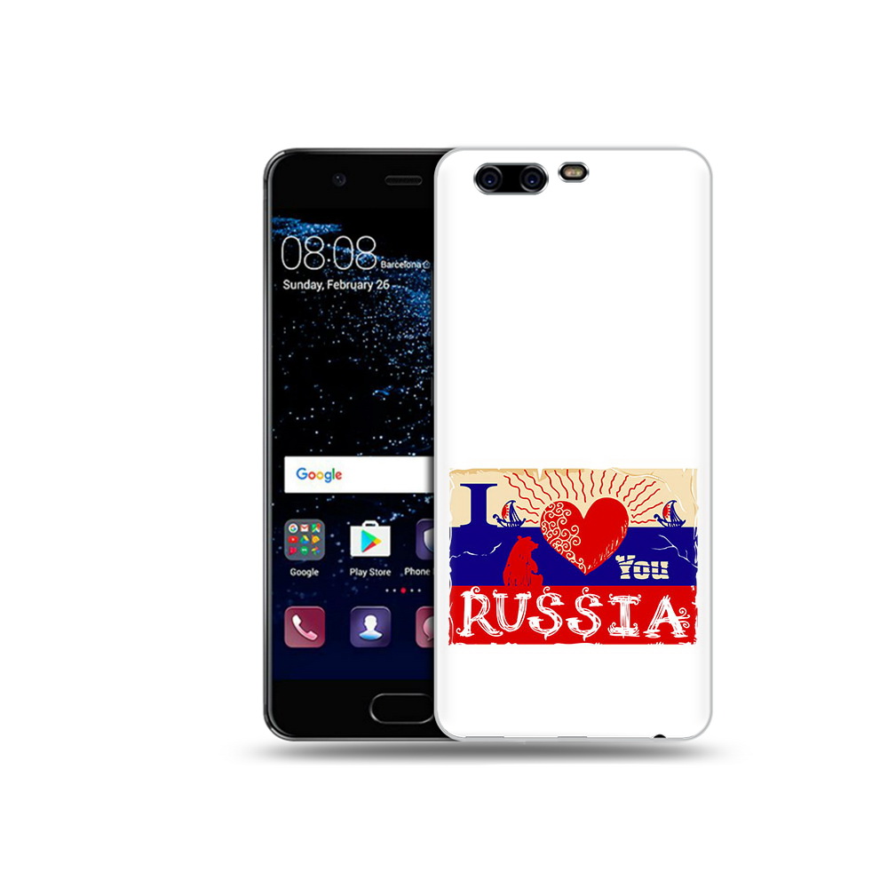 

Чехол MyPads Tocco для Huawei P10 Plus Люблю Россию (PT60941.40.112), Прозрачный, Tocco