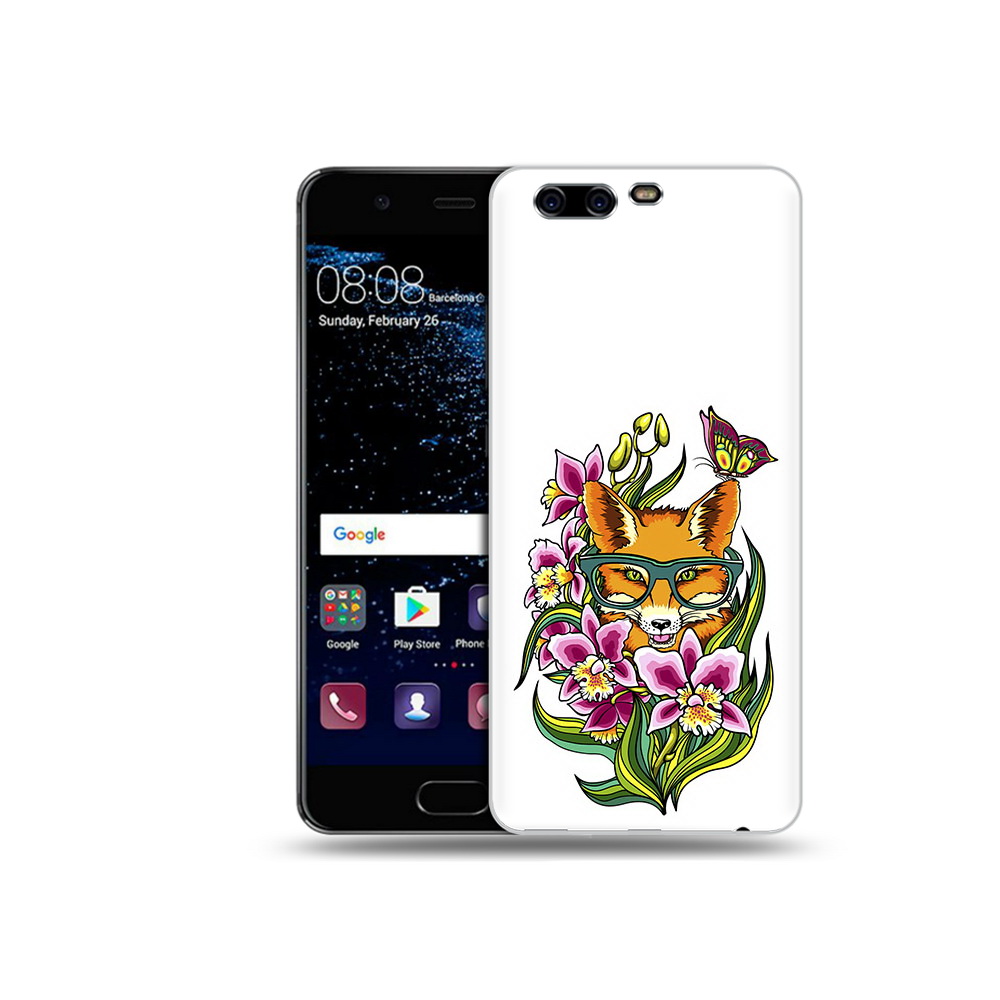 

Чехол MyPads Tocco для Huawei P10 Plus Лиса в цветах (PT60941.40.108), Прозрачный, Tocco