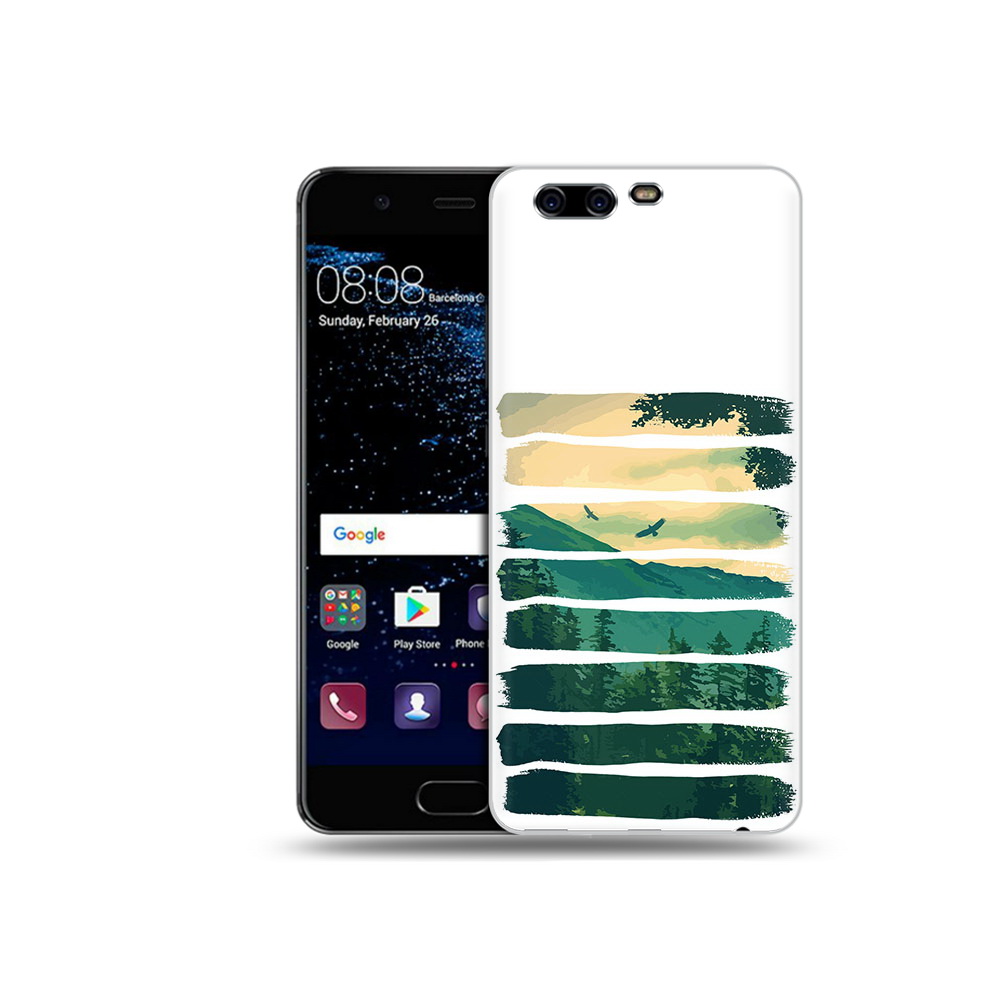 

Чехол MyPads Tocco для Huawei P10 Plus Лесная чаща (PT60941.40.107), Прозрачный, Tocco