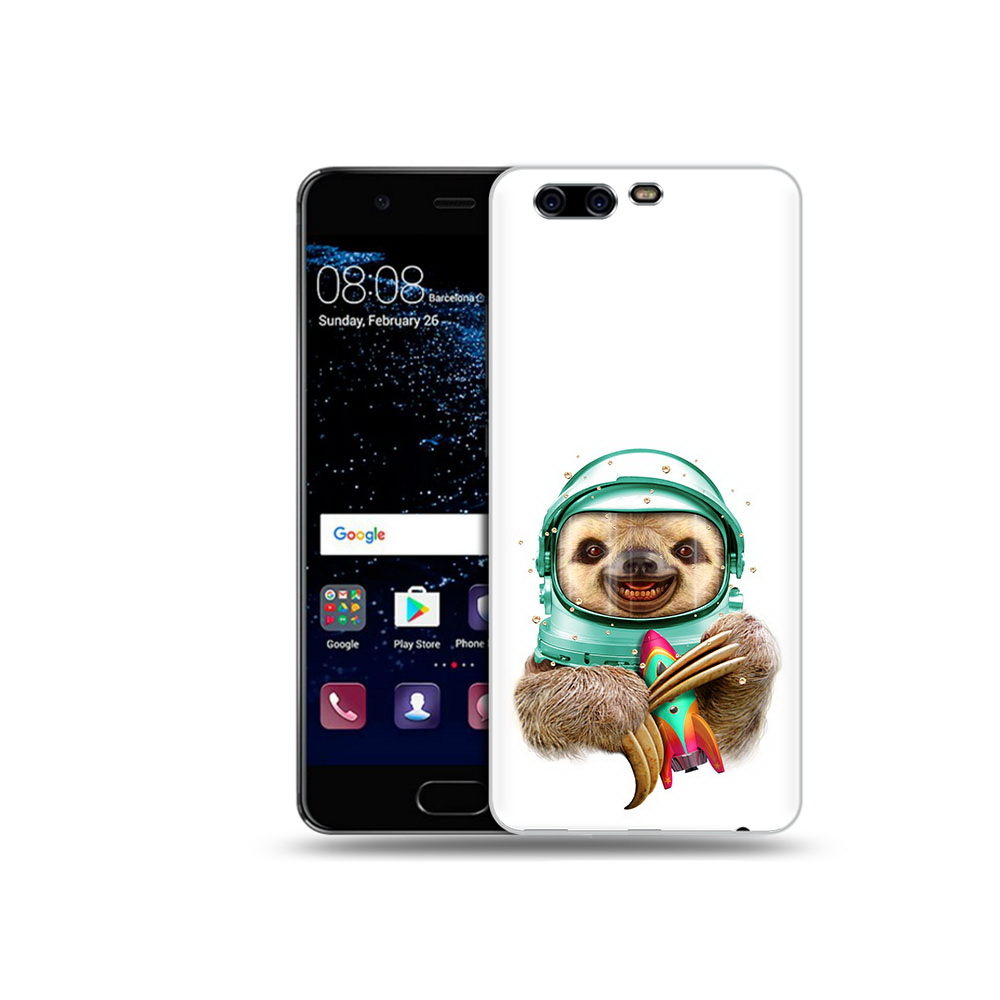Чехол MyPads Tocco для Huawei P10 Plus Ленивец астронавт (PT60941.40.104)