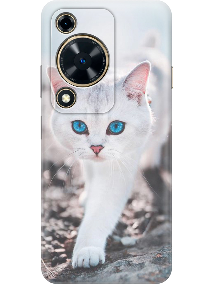 

Силиконовый чехол на Huawei nova Y72 с принтом "Голубоглазый кот", Прозрачный;белый;серый;синий, 785977812