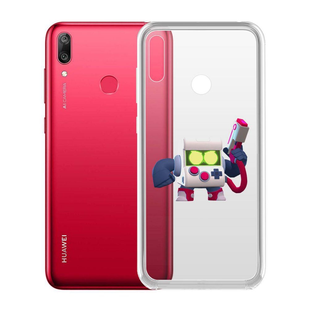 

Чехол-накладка Brawl Stars-8-бит классический для Huawei Y7 (2019)