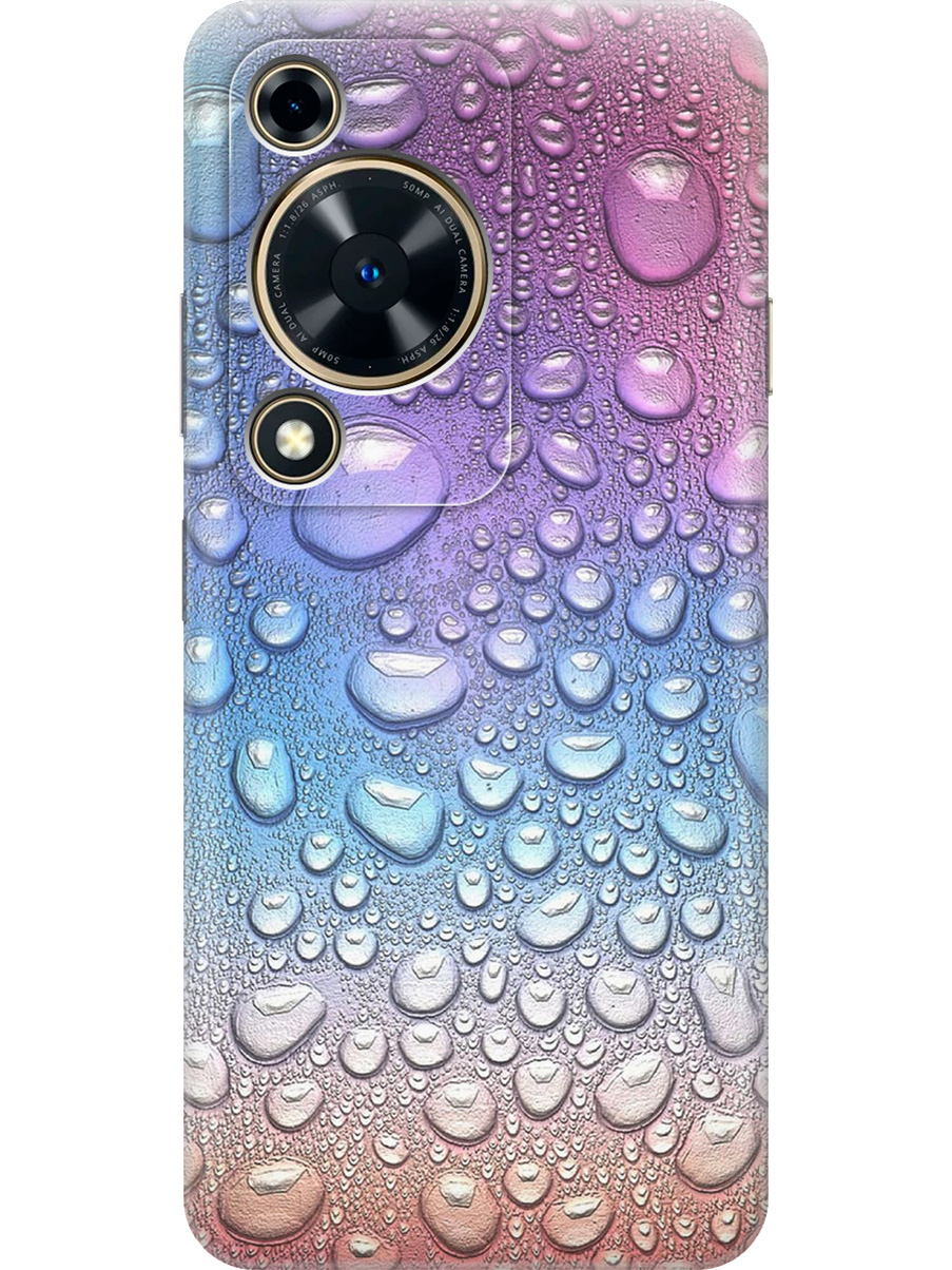 

Силиконовый чехол на Huawei nova Y72 с принтом "Множество капель", Прозрачный;синий;фиолетовый, 785977841